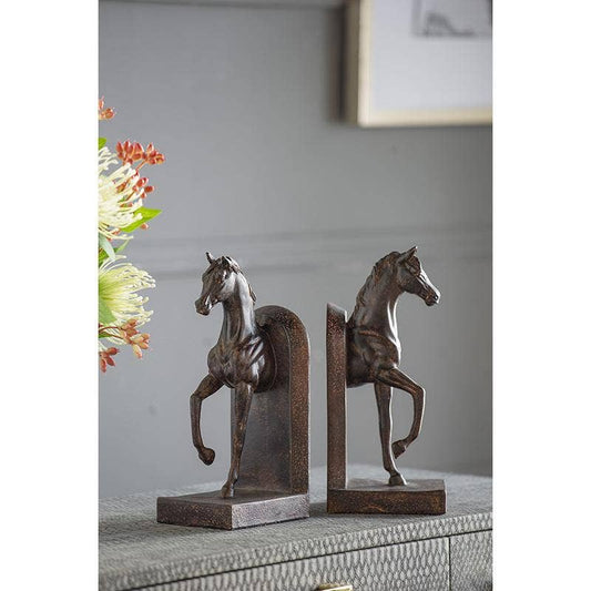 Trotting Horse Bookends (Set of 2)