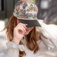 Made New Floral Embroidered Snapback Cap
