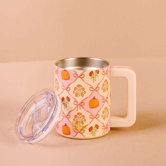 Patchwork Pumpkins Insulated Mug (14oz)