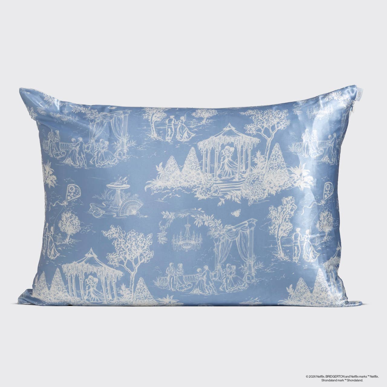 Garden Toile Satin Pillowcase