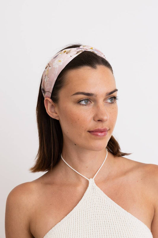 Secret Garden Satin Smooth Floral Headband