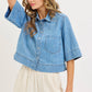 Everyday Effortless Denim Button Down Shirt