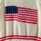 American Flag Star Shawl Collar Cardigan