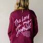 The Lord Is My Shepherd Pullover - Maroon