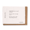 Healing: Plantable Wildflower Healing Card