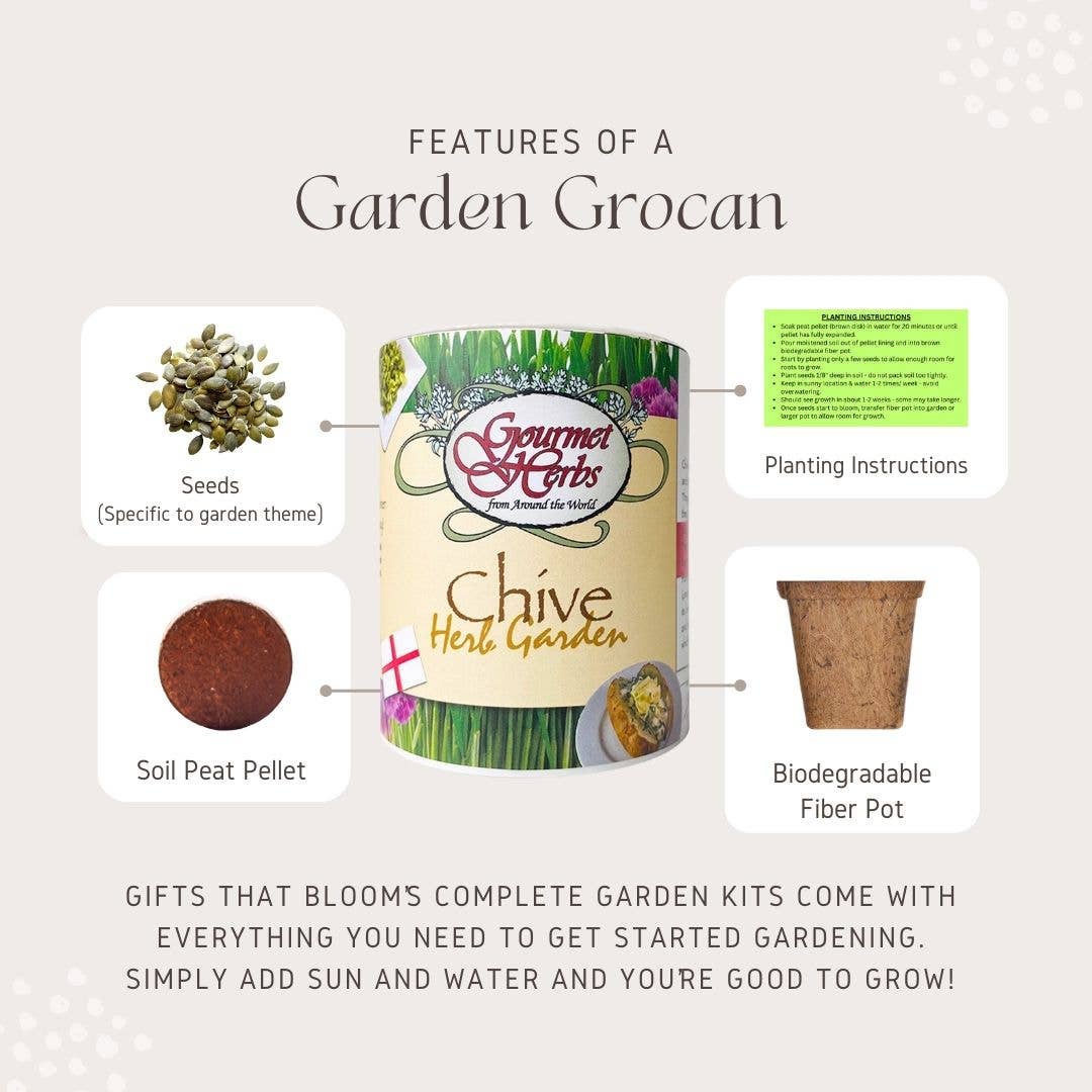Texas Bluebonnet Garden Grocan Seed Kit