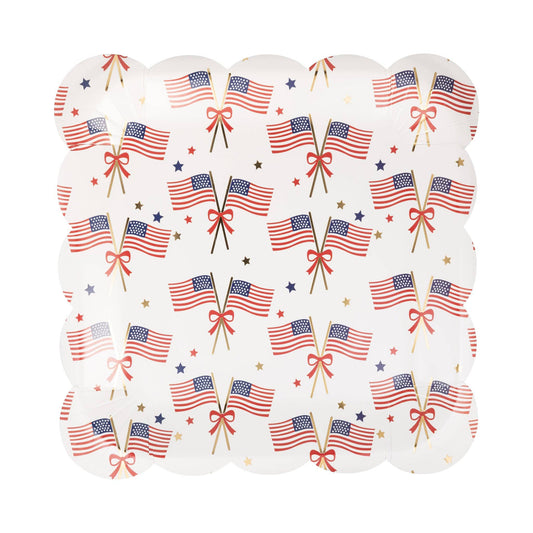 Flags Square Plate (8)