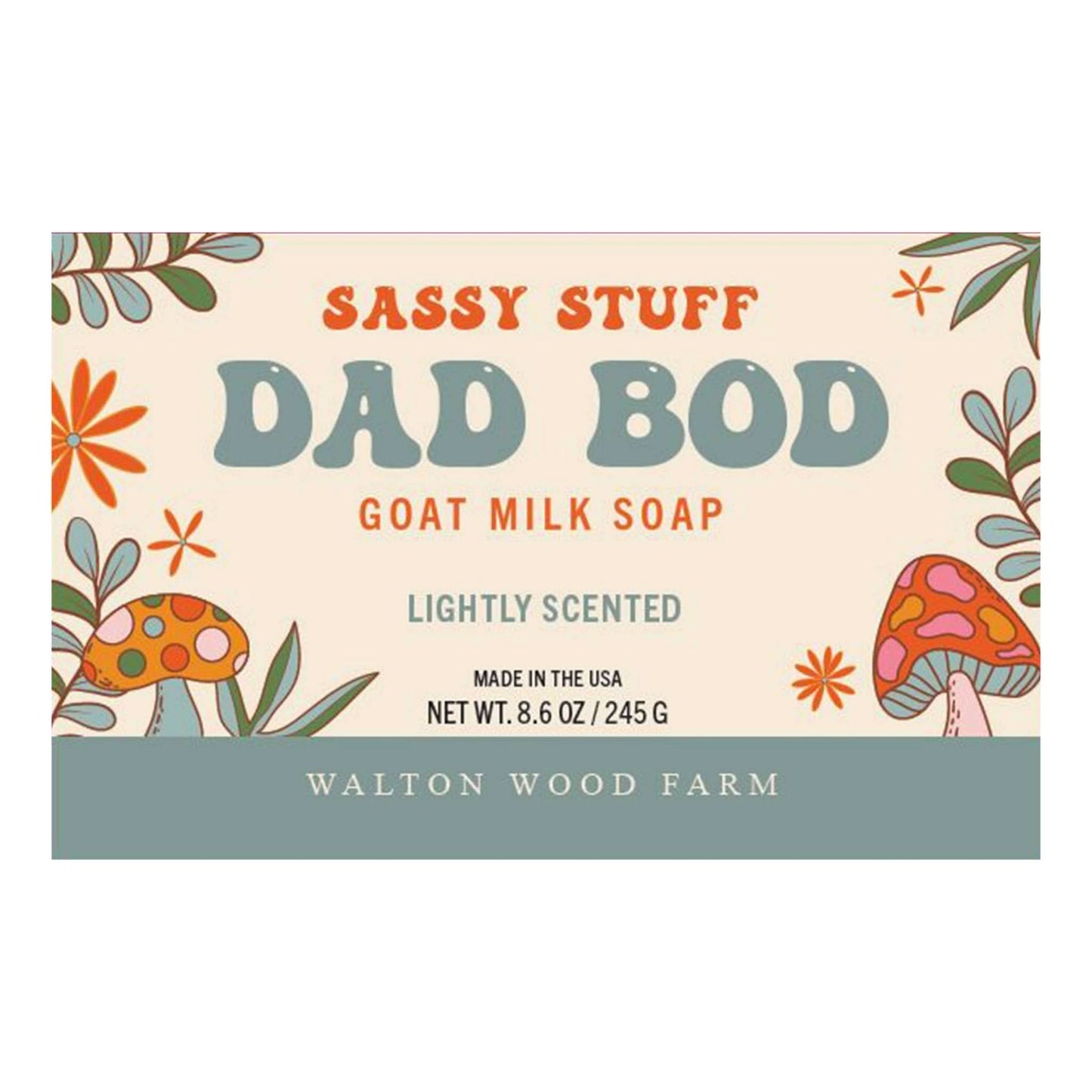 Dad Bod Goat Milk Bar Soap 8.6oz - Purpose + Passion Boutique