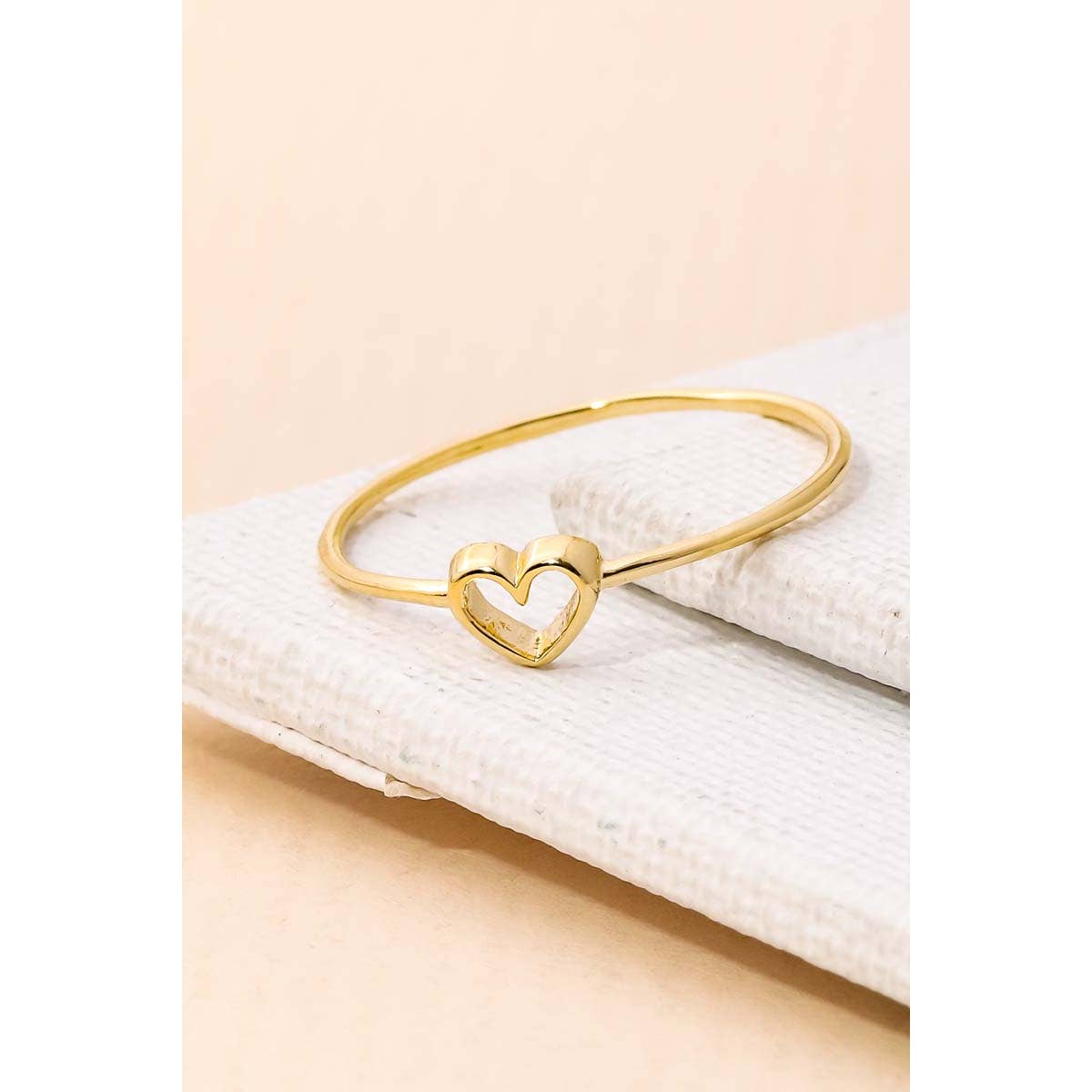 Dainty Heart Shape Ring - Purpose + Passion Boutique