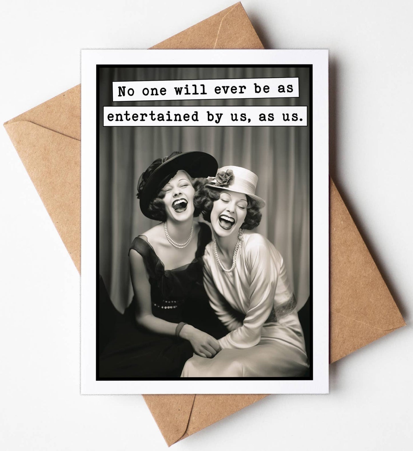 Entertained by Us Card