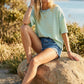 Striped Relaxed Fit Knit Tee