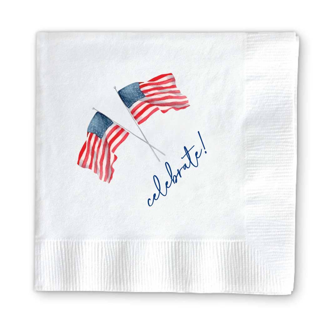 American Flags Napkins (20)
