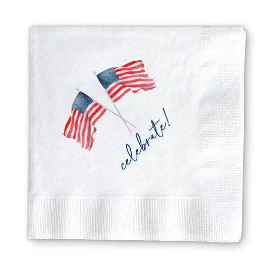 American Flags Napkins (20)