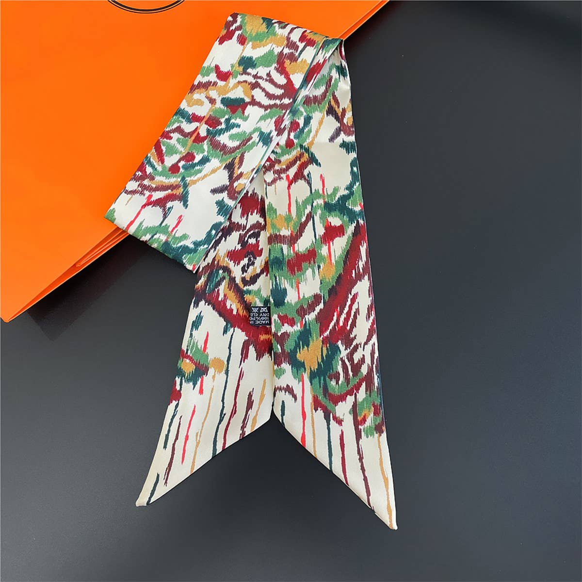 Floral Twillie Scarf for Bag