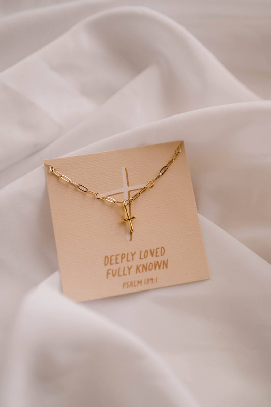 Deeply Loved Fully Known Charm Necklace - Purpose + Passion Boutique