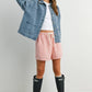 Denim Button - Down Jacket with Shirt Collar and Pockets - Purpose + Passion Boutique