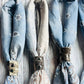 Denim Hues Hand Dyed Bandana w/Slide - Purpose + Passion Boutique