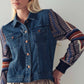 Denim Knit Sleeves Jacket - Purpose + Passion Boutique