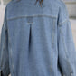 Denim Washed Oversized Jacket - Purpose + Passion Boutique