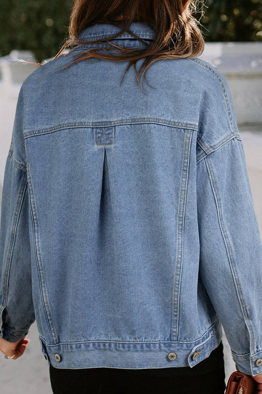 Denim Washed Oversized Jacket - Purpose + Passion Boutique