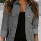 Denim Washed Oversized Jacket - Purpose + Passion Boutique