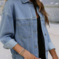 Denim Washed Oversized Jacket - Purpose + Passion Boutique