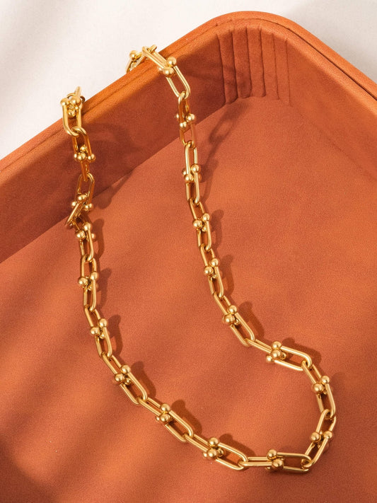 Denise 18K Gold Bold Chain Necklace - Purpose + Passion Boutique