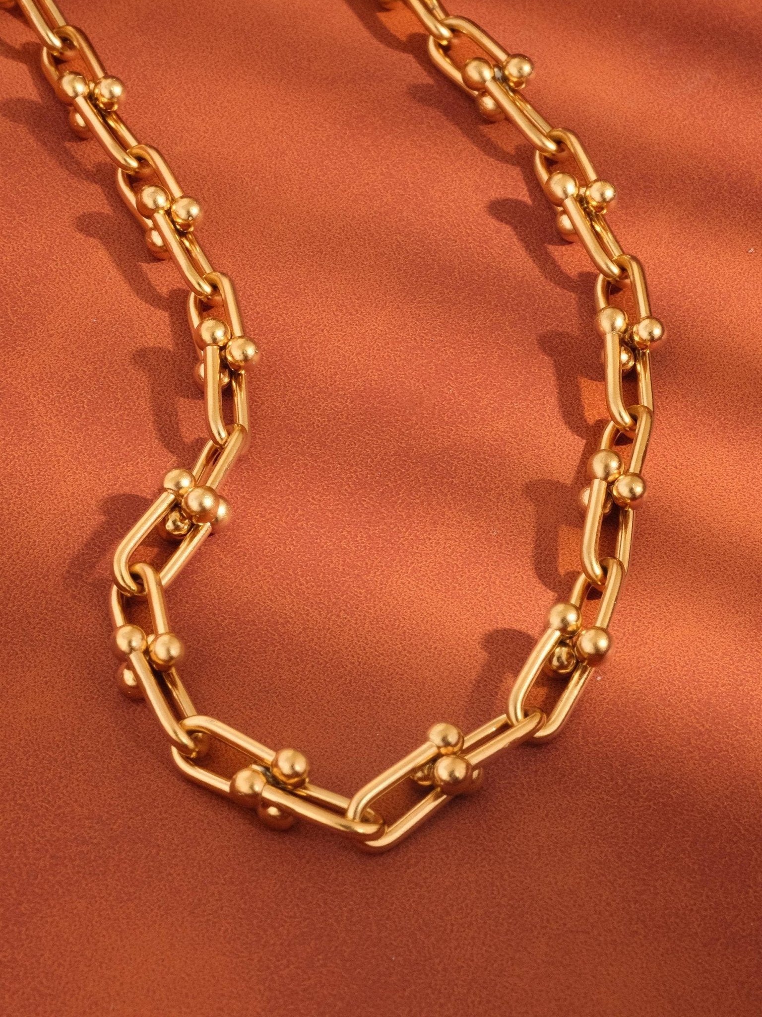Denise 18K Gold Bold Chain Necklace - Purpose + Passion Boutique