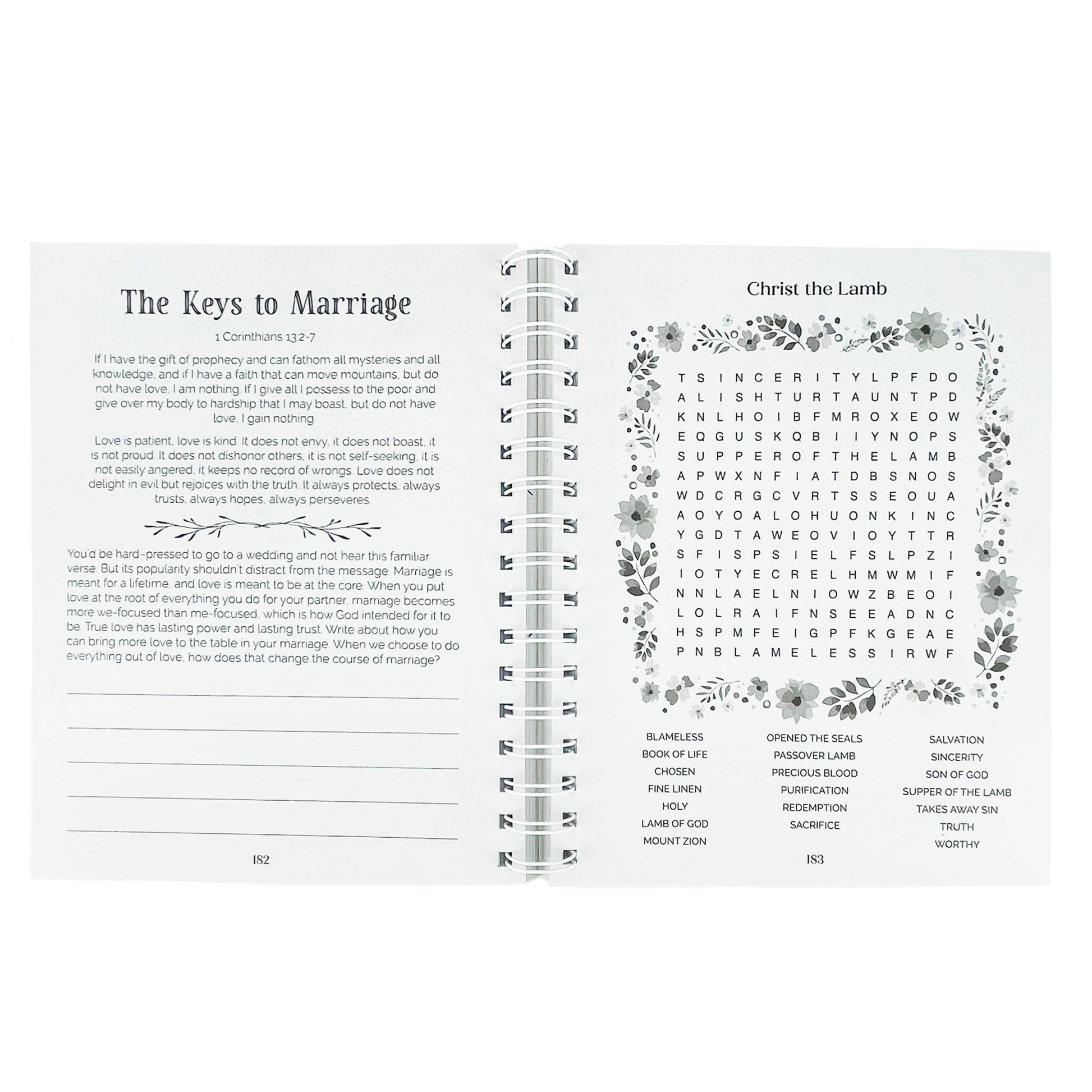 Devotional Puzzle Journal Religious GOD Puzzle Gift Book - Purpose + Passion Boutique