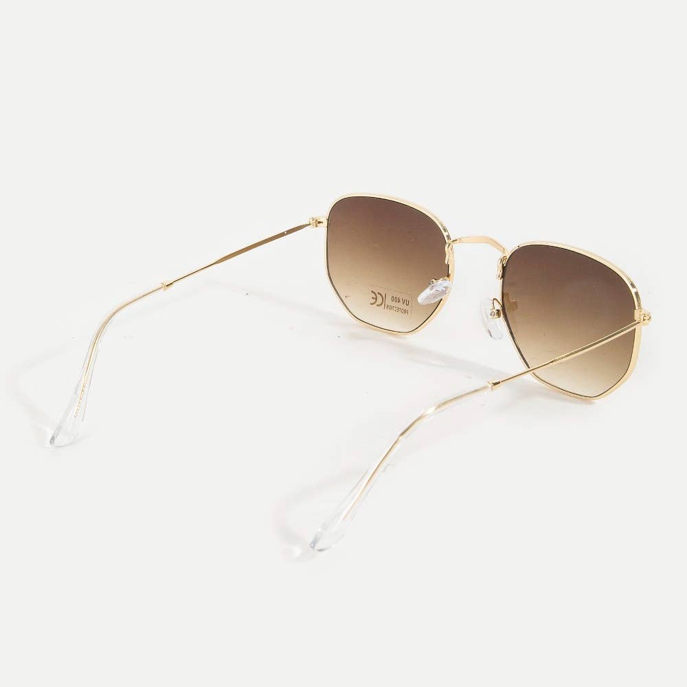 UV Protection Metal Frame Sunglasses