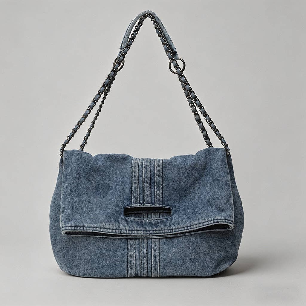 Denim Blue Tote Bag