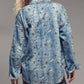 Dog Print Oversized Denim Shirt - Purpose + Passion Boutique