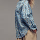 Dog Print Oversized Denim Shirt - Purpose + Passion Boutique