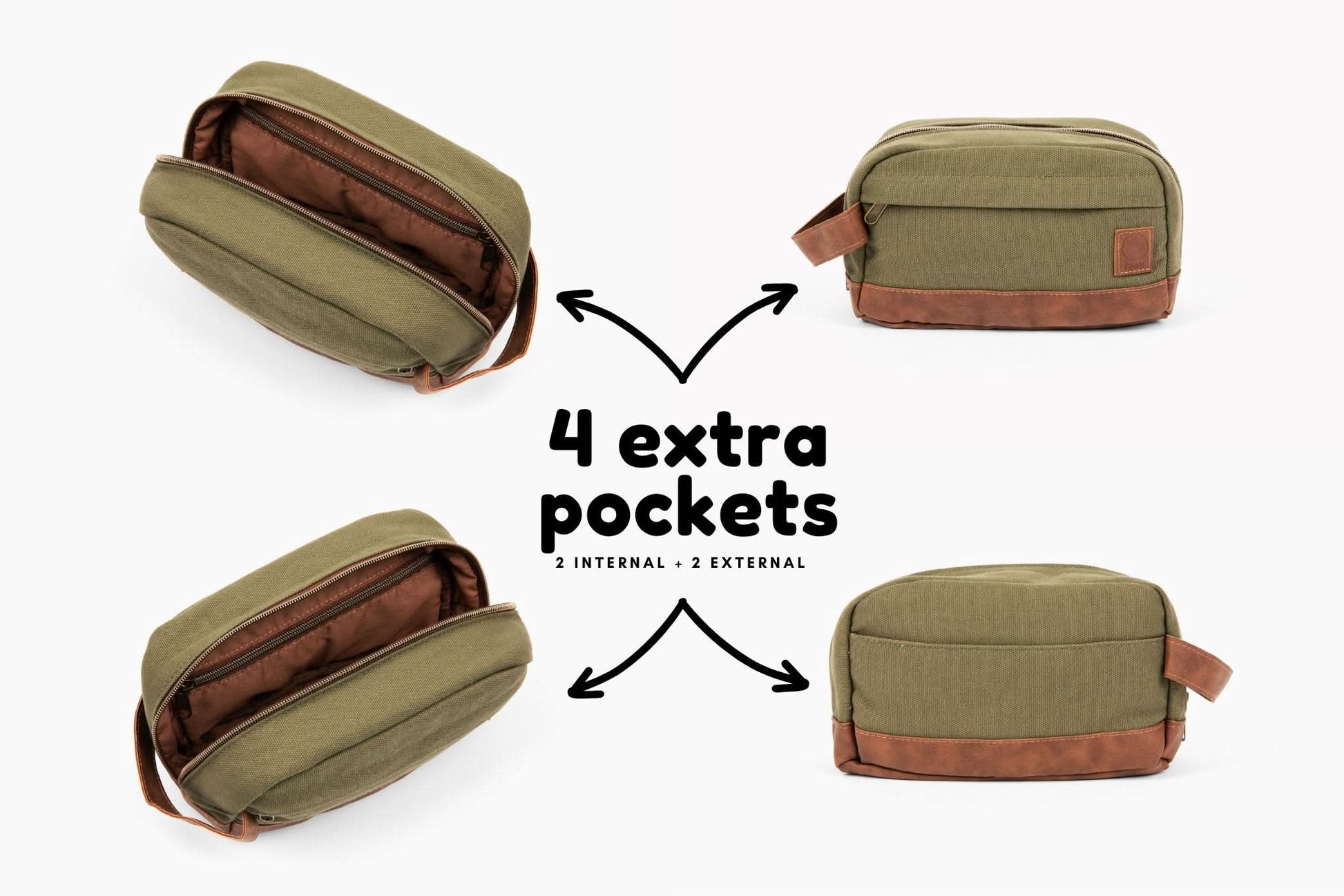 Dopp Kit Toiletry Travel Bag - Purpose + Passion Boutique