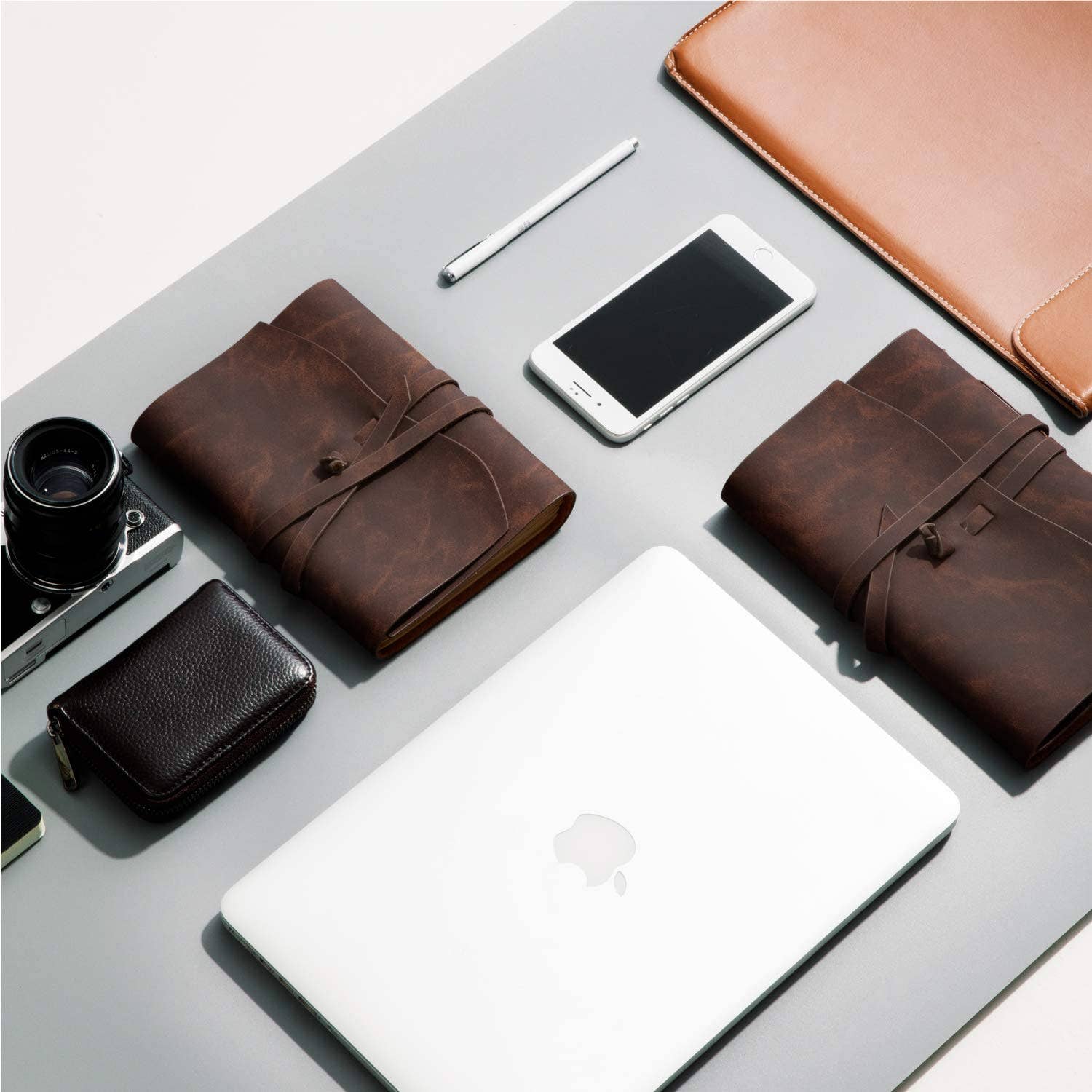 Double Wrap Leather Journal with Lined Craft Pages - Purpose + Passion Boutique