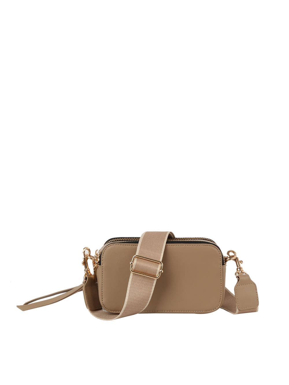 Double Zip Crossbody Bag - Purpose + Passion Boutique