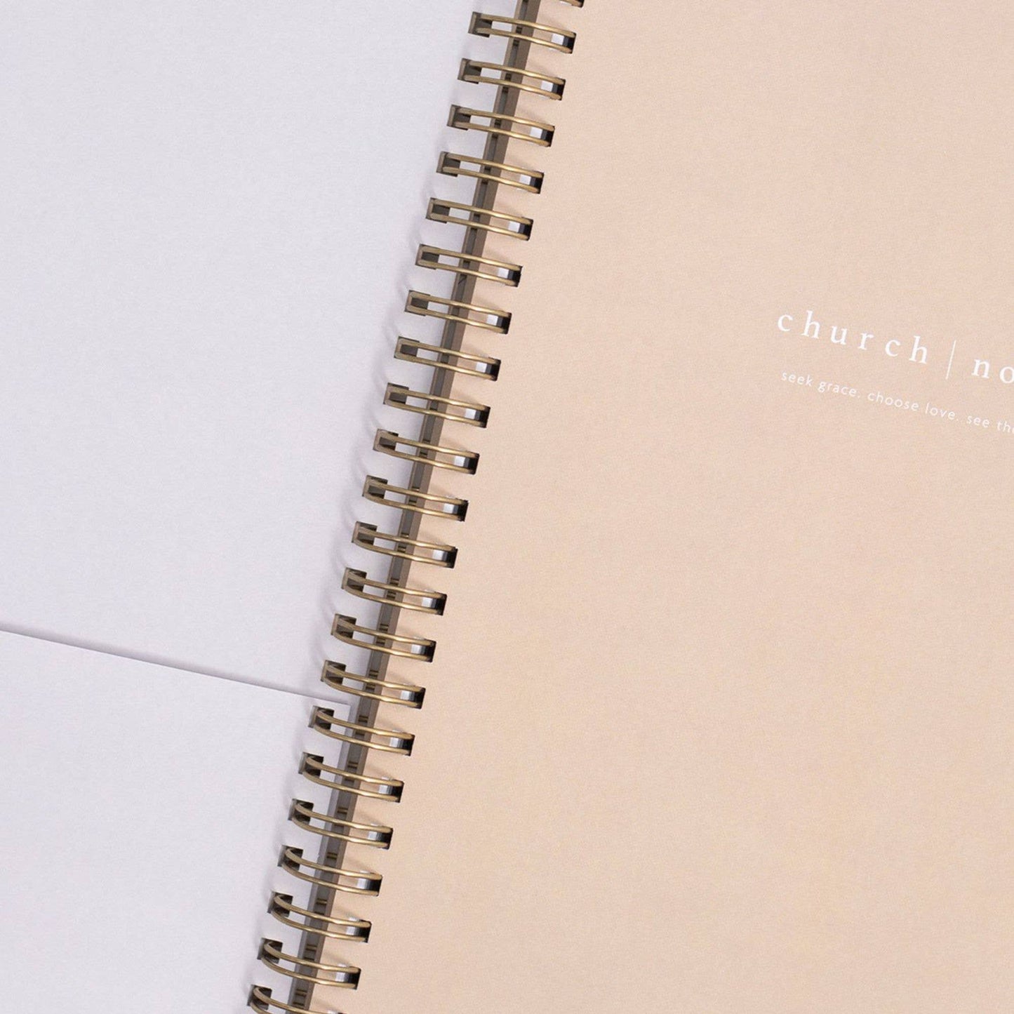 Dove Grey Church Notes Bible Study Notebook - Purpose + Passion Boutique