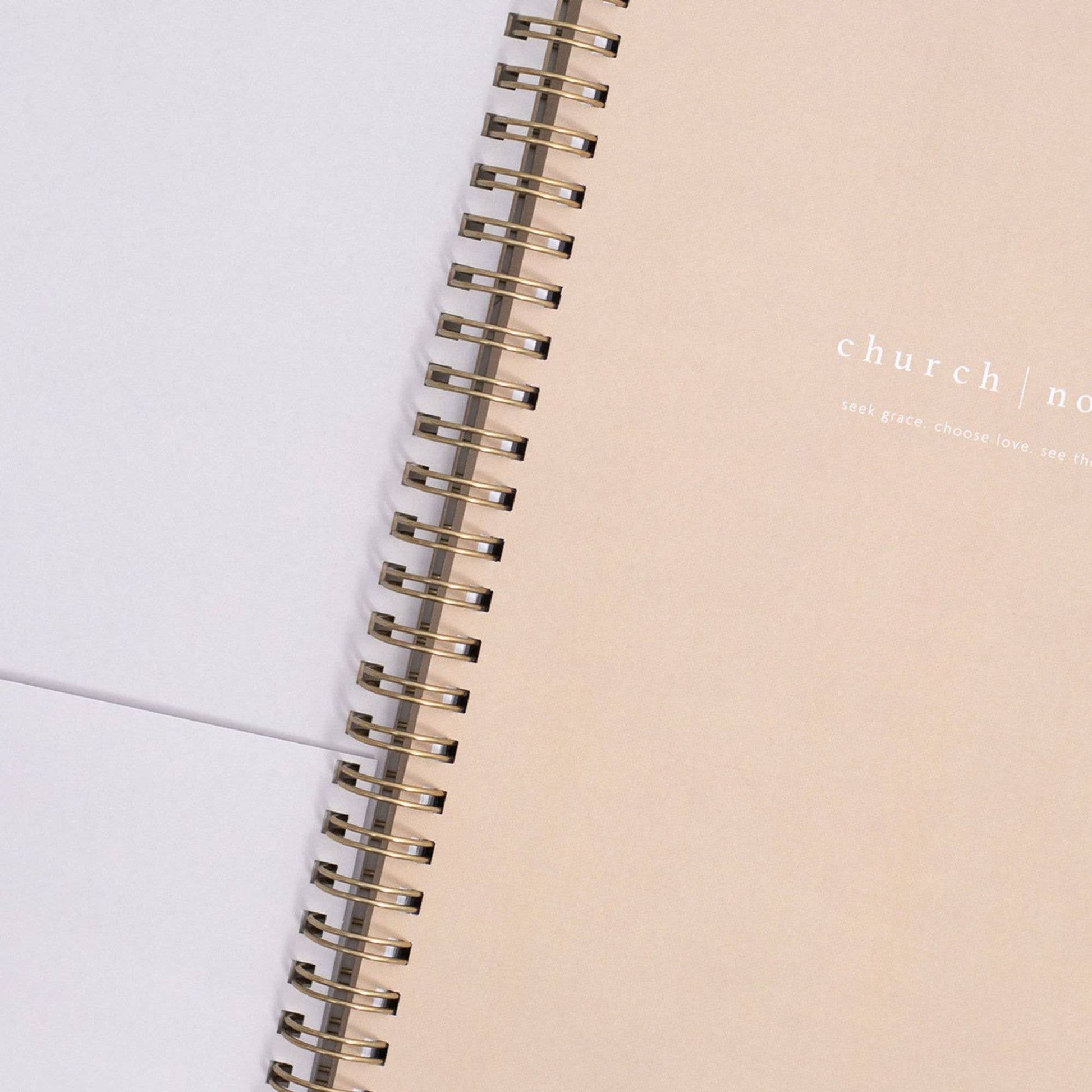 Dove Grey Church Notes Bible Study Notebook - Purpose + Passion Boutique