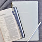 Dove Grey Church Notes Bible Study Notebook - Purpose + Passion Boutique