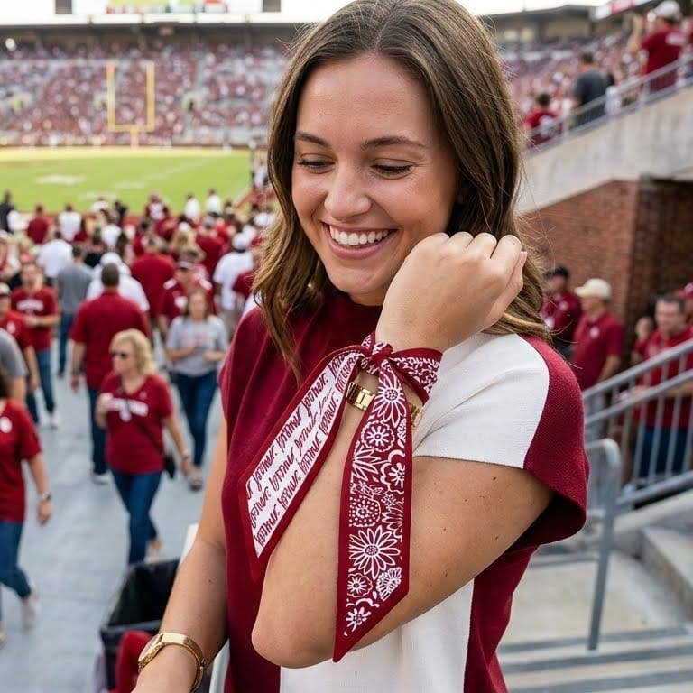 Oklahoma Sooners Skinny Scarf