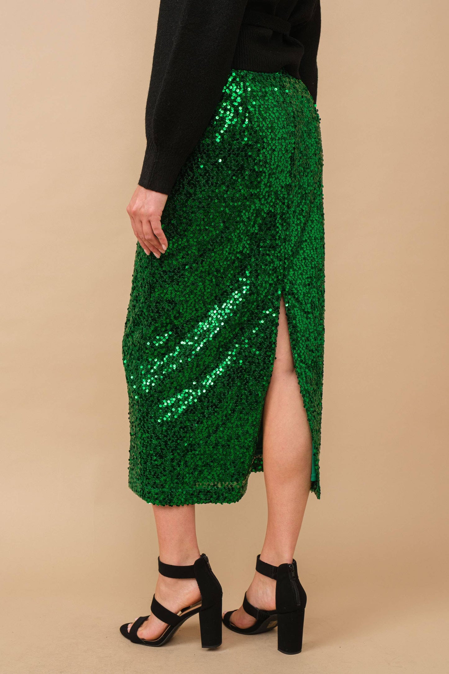 Emerald Sparkle Green Skirt