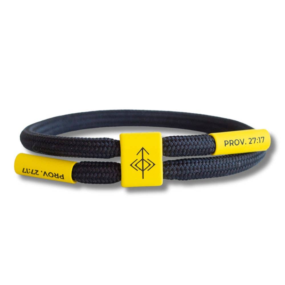 IRON SHARPENS IRON Bracelet Cord Bracelet