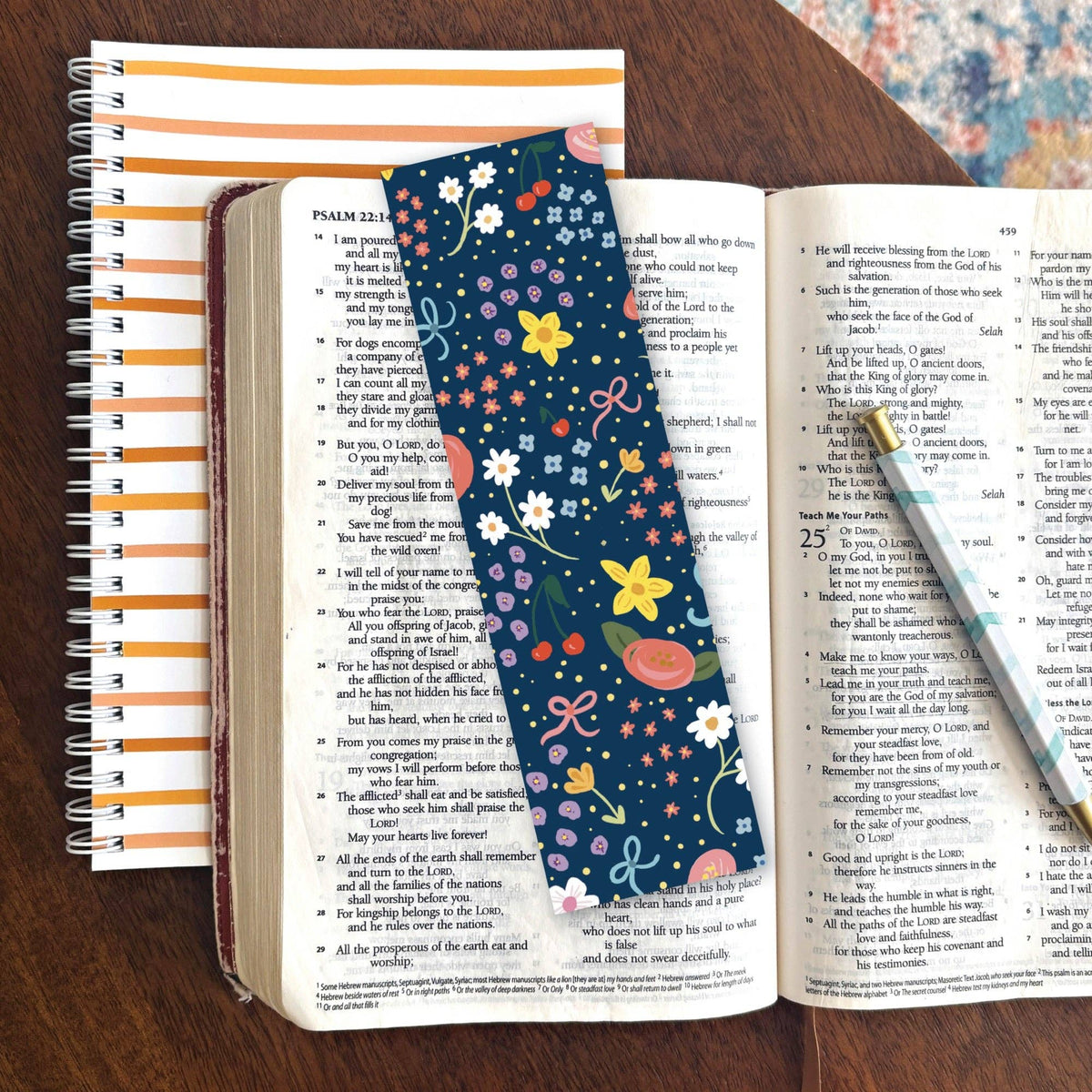 Be Transformed Bible Verse Bookmark