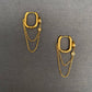 18K Gold Plated SS Earrings