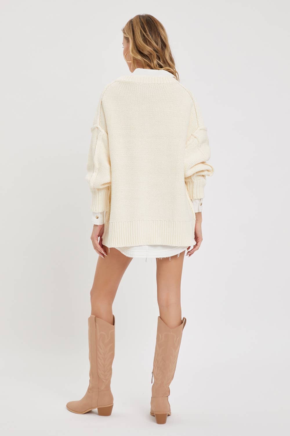 Oversized Cream Sweater