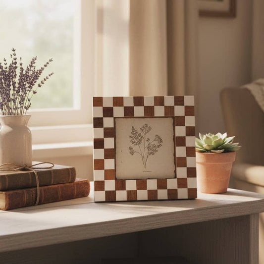 Checkered Photo Frame 5x5