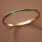 18K Gold Plated Waterproof Stainless Steel Bangle