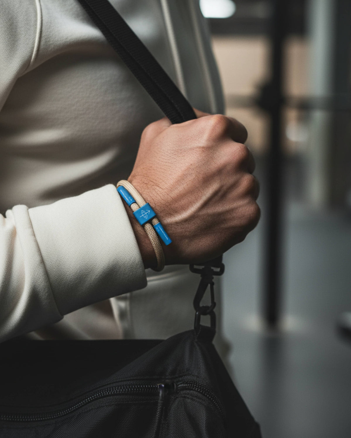 COURAGE + STRENGTH Christian Cord Bracelet