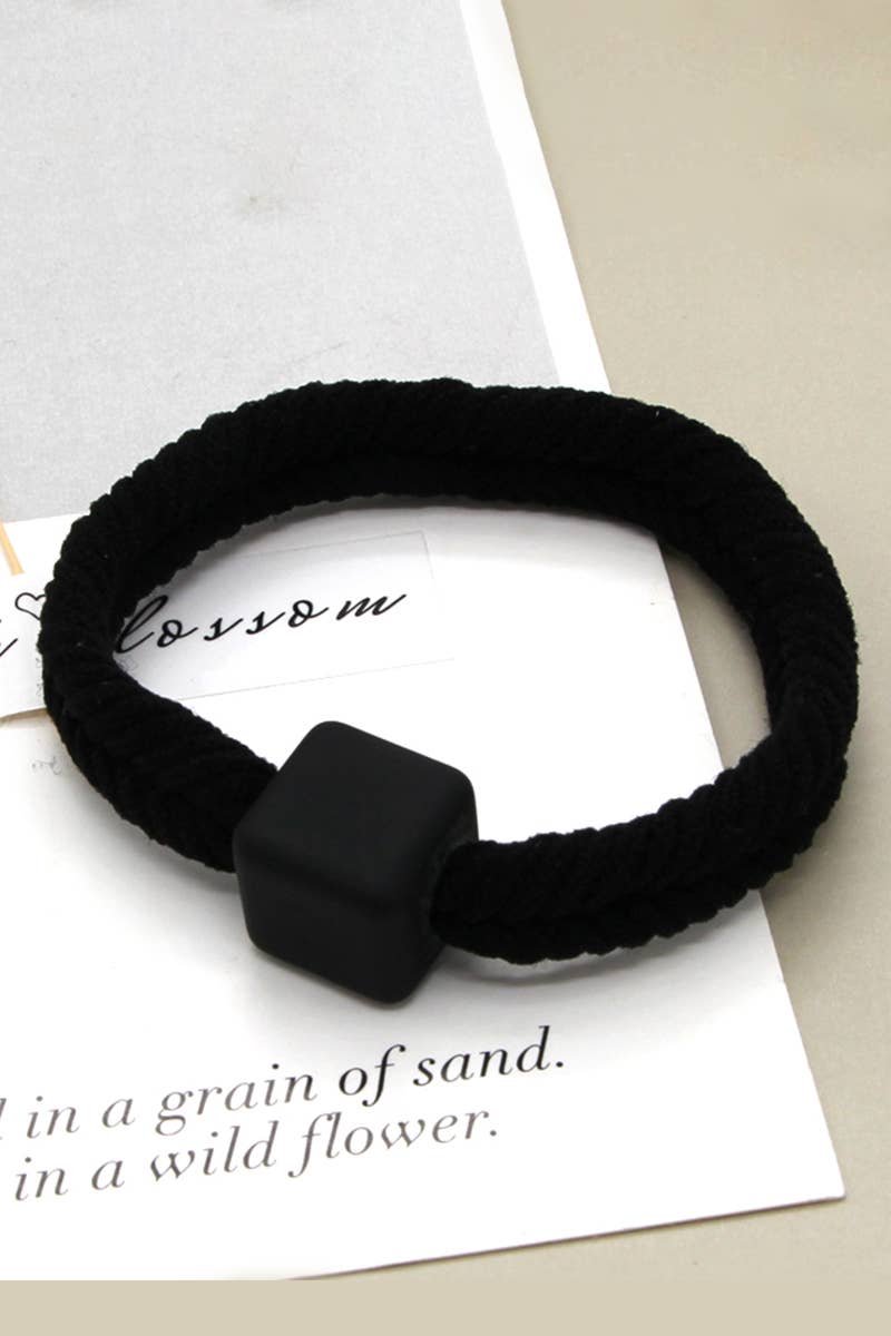 Two Tone Braided Hair Tie (5pcs)