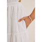 Sea Waves Off White Seashell Eyelet Dress
